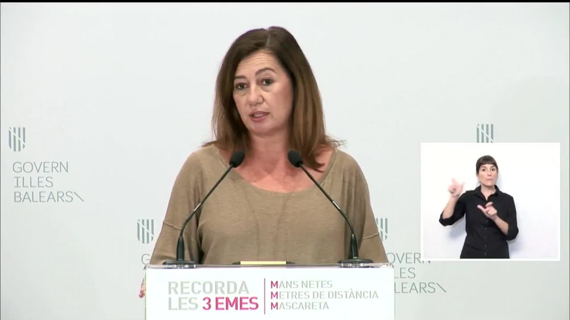 Armengol pide disculpas a la población por la polémica generada entorno a su persona