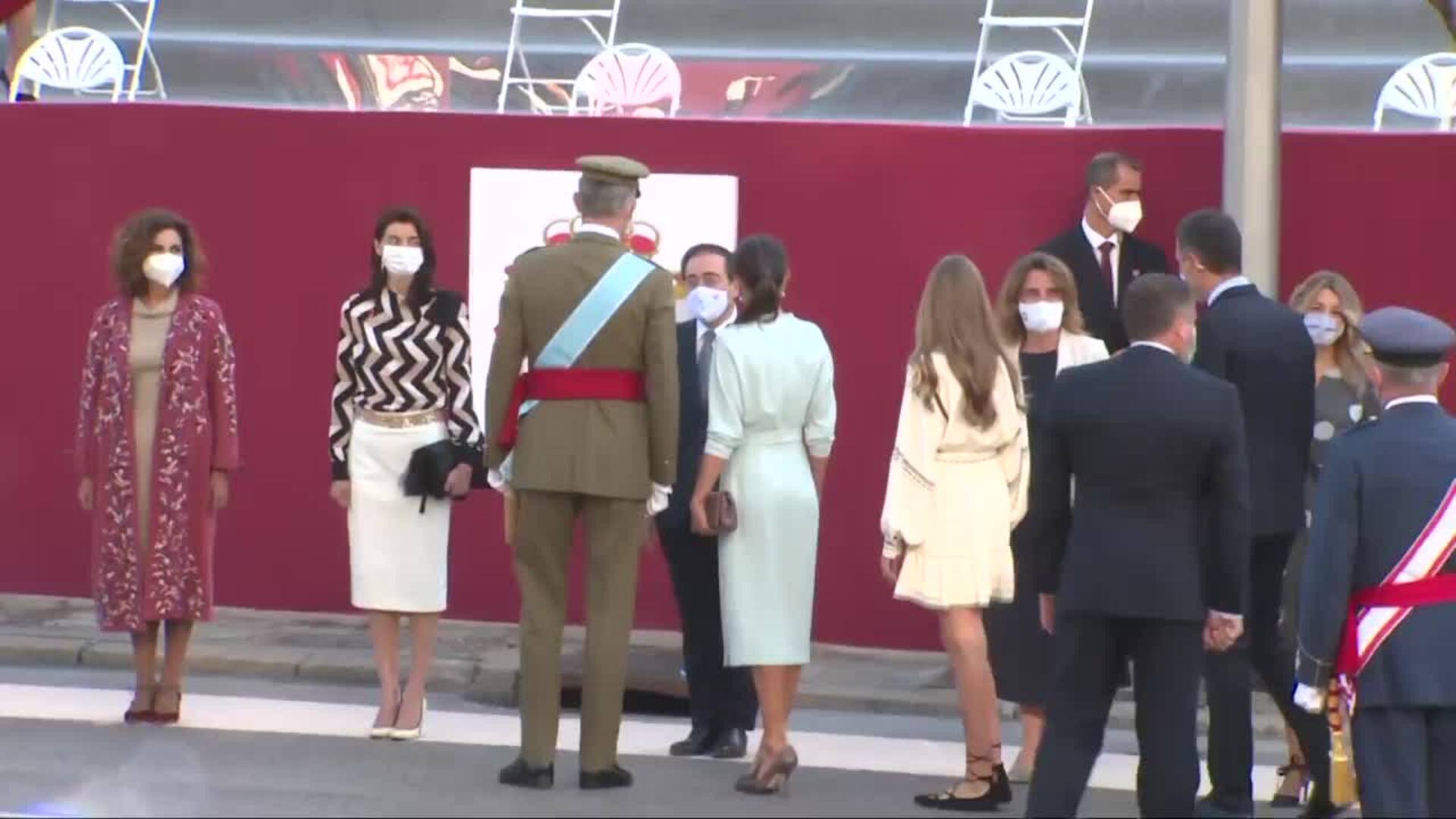 La ilusión vuelve al desfile del 12-O, con abucheos a Sánchez