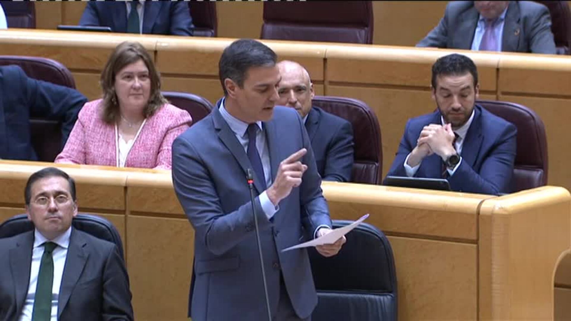 Sánchez a Maroto: &quot;Ustedes cuando gobiernan suben los impuestos y cuando están en la oposición prometen bajarlos&quot;