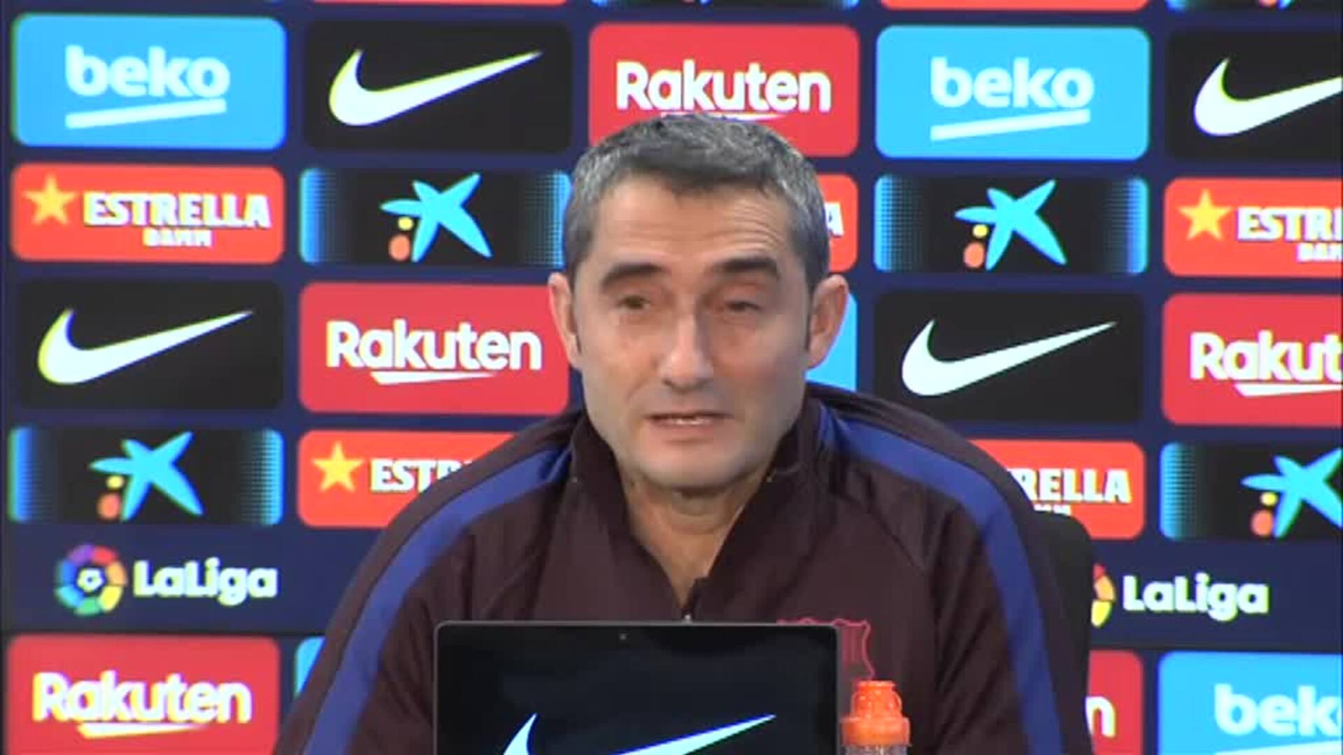 Valverde: &quot;No estamos pensando más allá del partido de mañana&quot;