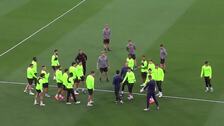 El Betis prepara su partido frente a la Fiorentina