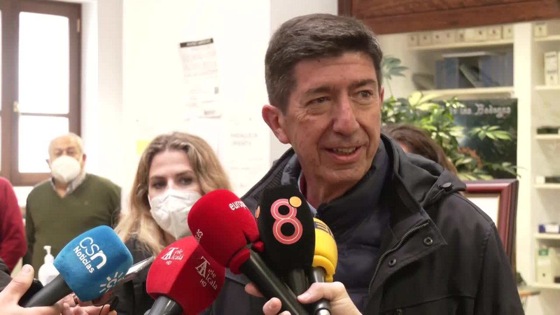 Marín asegura que &quot;no va a haber adelanto electoral&quot; en Andalucía