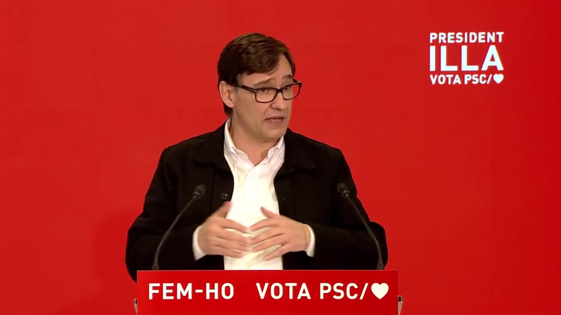 Illa acusa a ERC de blanquear a la derecha en Cataluña