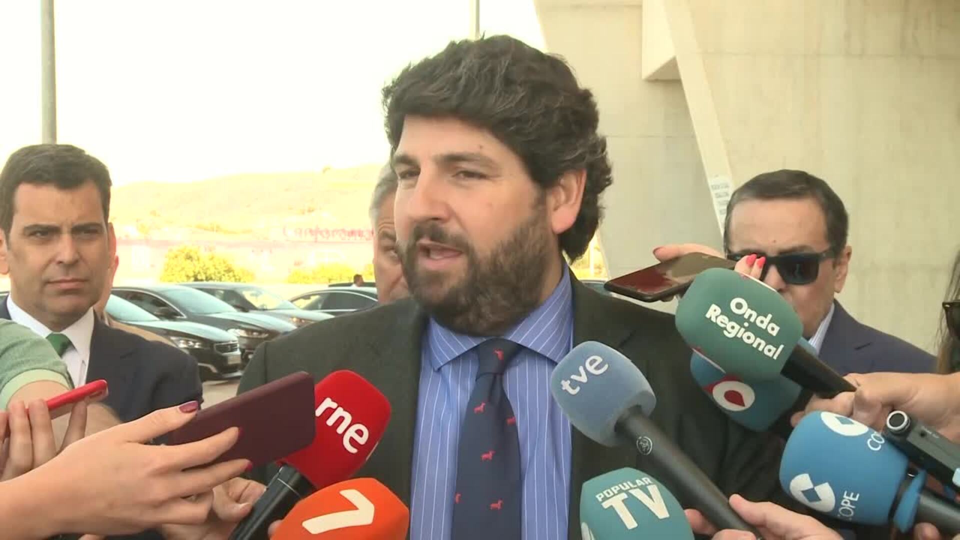 López Miras exige el Corredor Mediterráneo para Cartagena