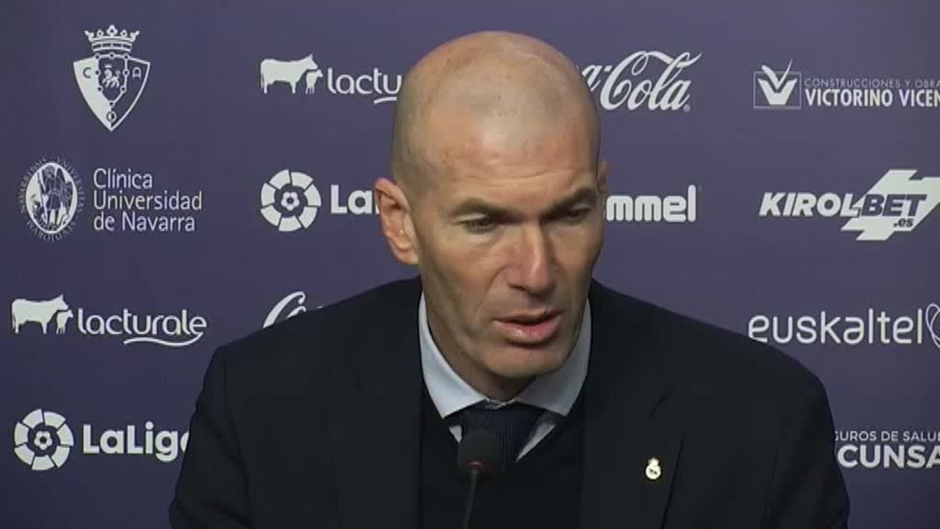 Zidane: &quot;Hoy había que sumar&quot;