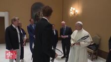 León XIV recibió al tenista italiano y número uno del mundo, Jannik Sinner