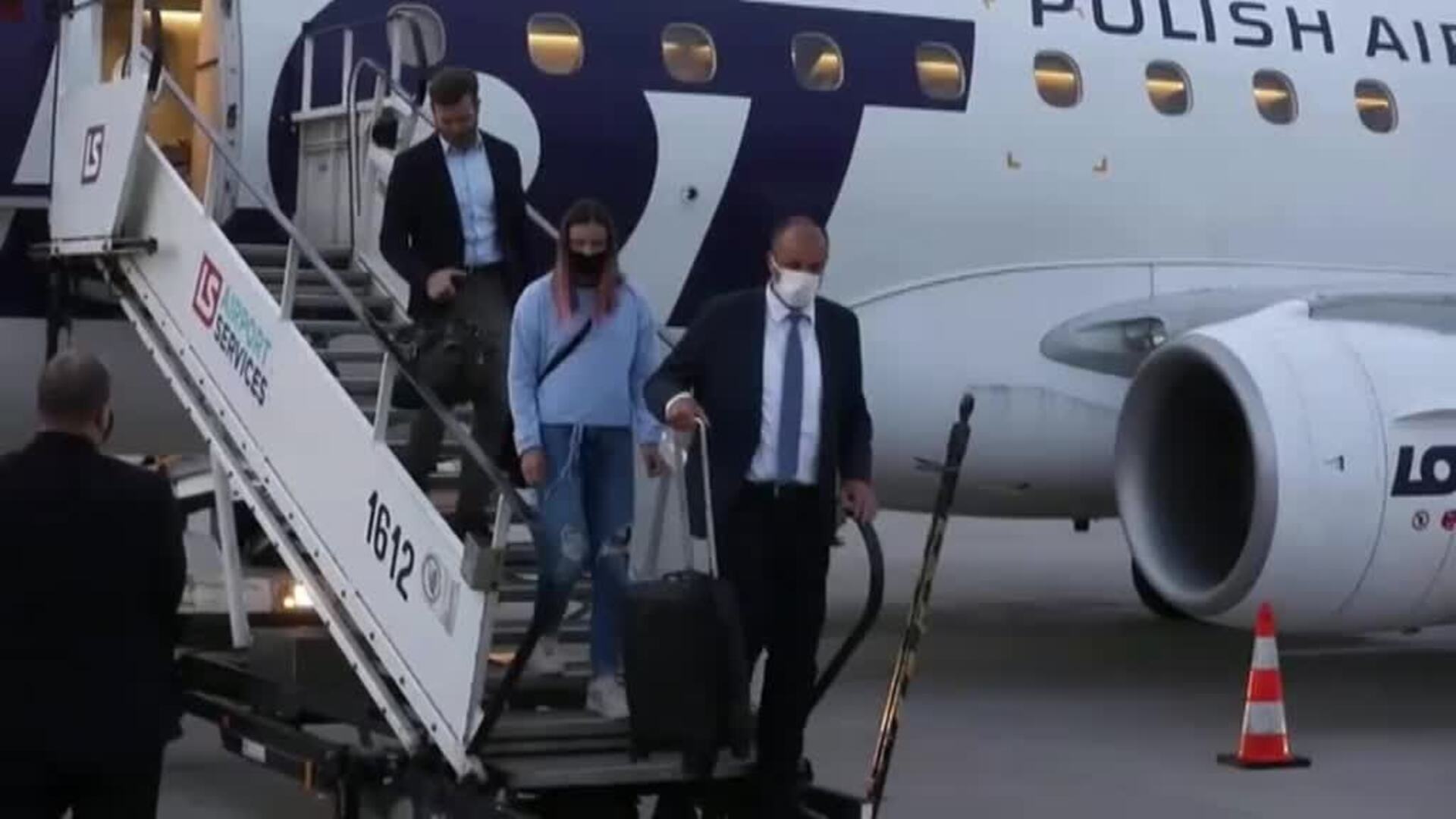 La atleta bielorrusa Kristsina Tsimanuskaia encuentra asilo en Polonia