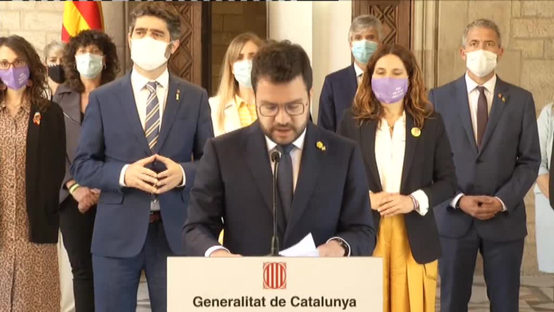 Aragonés sobre los indultos de los presos del procés: &quot;Saldrán con la cabeza alta y las ideas intactas para construir una república catalana&quot;