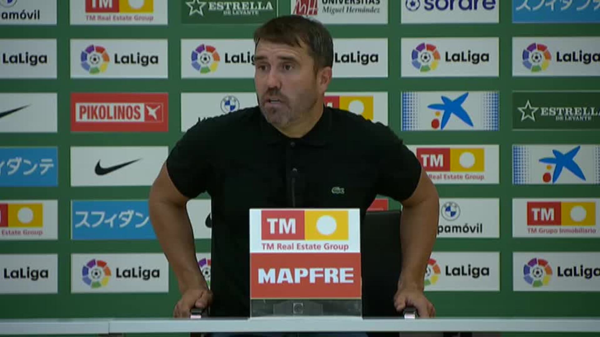 Coudet califica el encuentro disputado ante el Elche como &quot;muy feo y muy malo&quot;