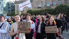 Protestas de 'Fridays for future' en Belrín