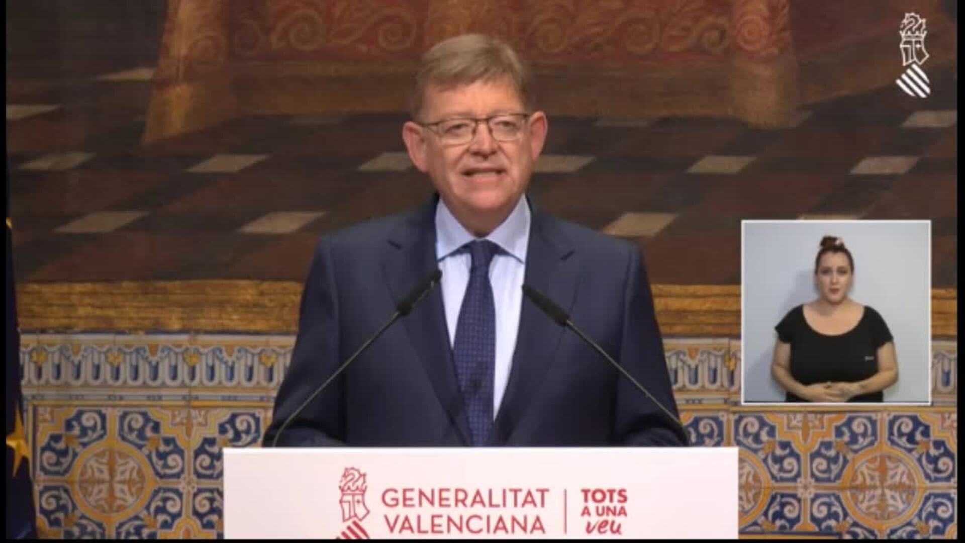 Puig aspira a &quot;relanzar la Comunitat&quot; con el nuevo Consell &quot;de la renovación&quot;