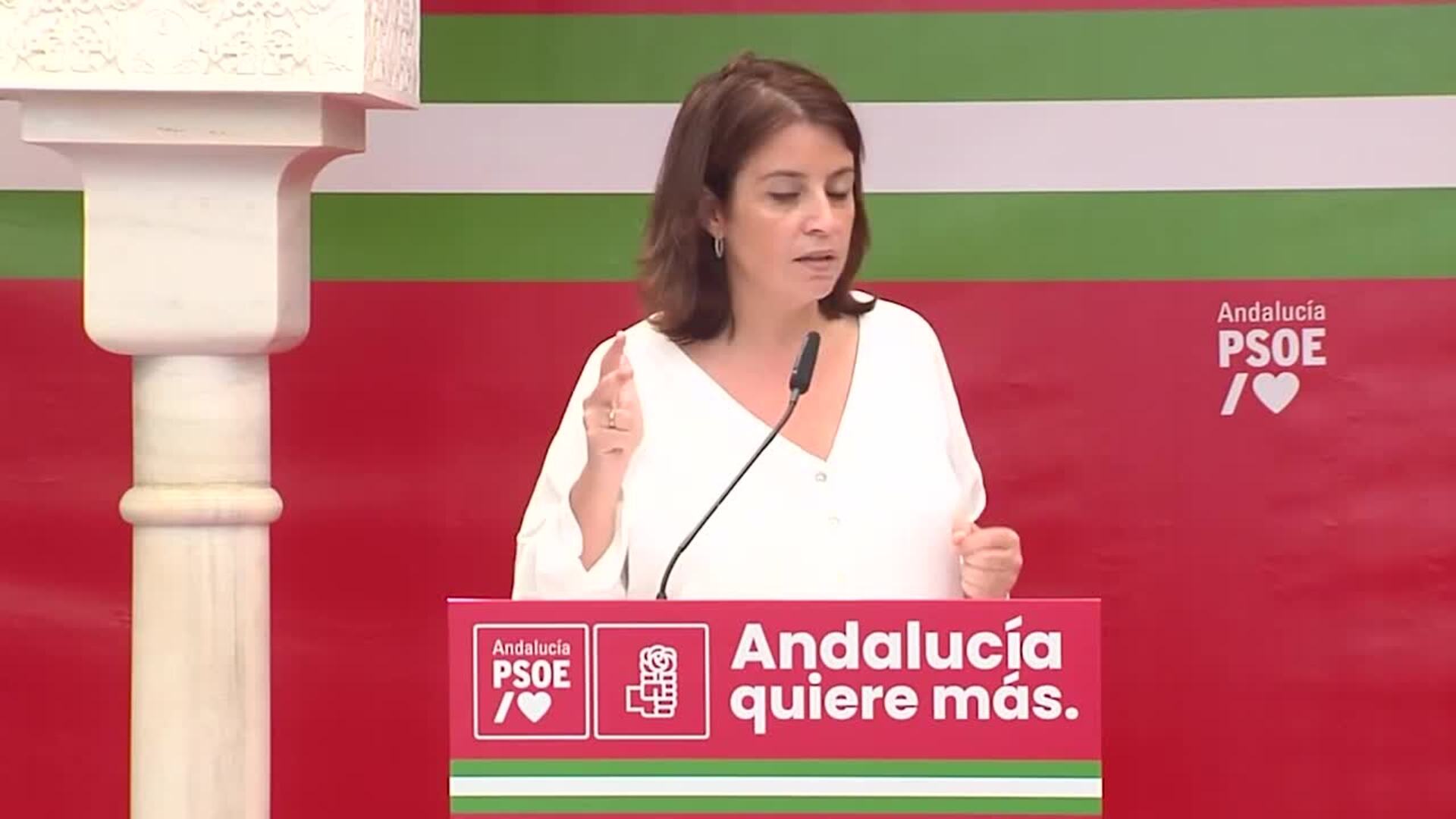 Lastra afirma que la ultraderecha niega la existencia de la violencia machista