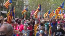 El independentismo reúne en Barcelona a 1.200 personas para recordar la huelga del 3 de octubre de 2017