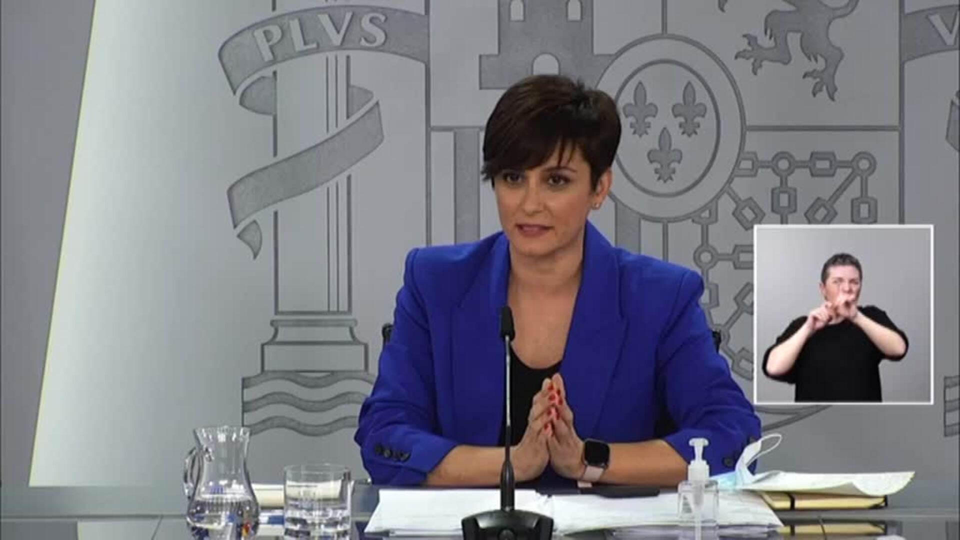 Isabel Rodríguez: &quot;Estaremos muy atentos a que no haya ni un retroceso en materia de derechos y libertades&quot;