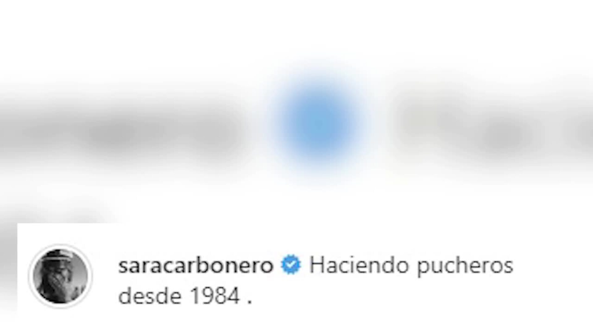 Sara Carbonero comparte una fotografía sobre su infancia