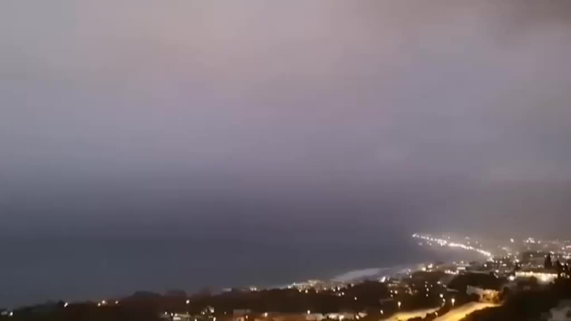 La borrasca Lola deja más de 2.000 relámpagos en Galicia