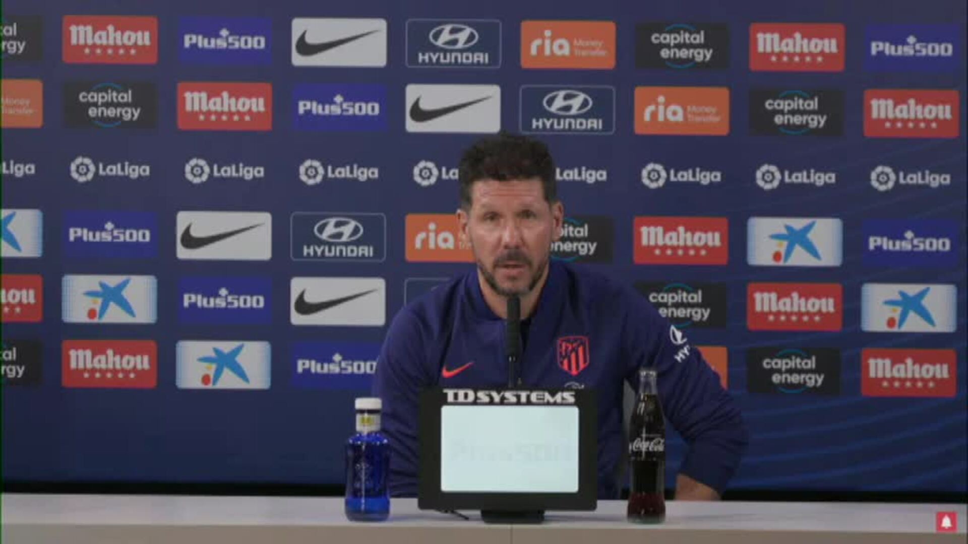 Simeone: &quot;El reto más importante que tenemos es demostrar lo que los jugadores demostraron en el último partido&quot;