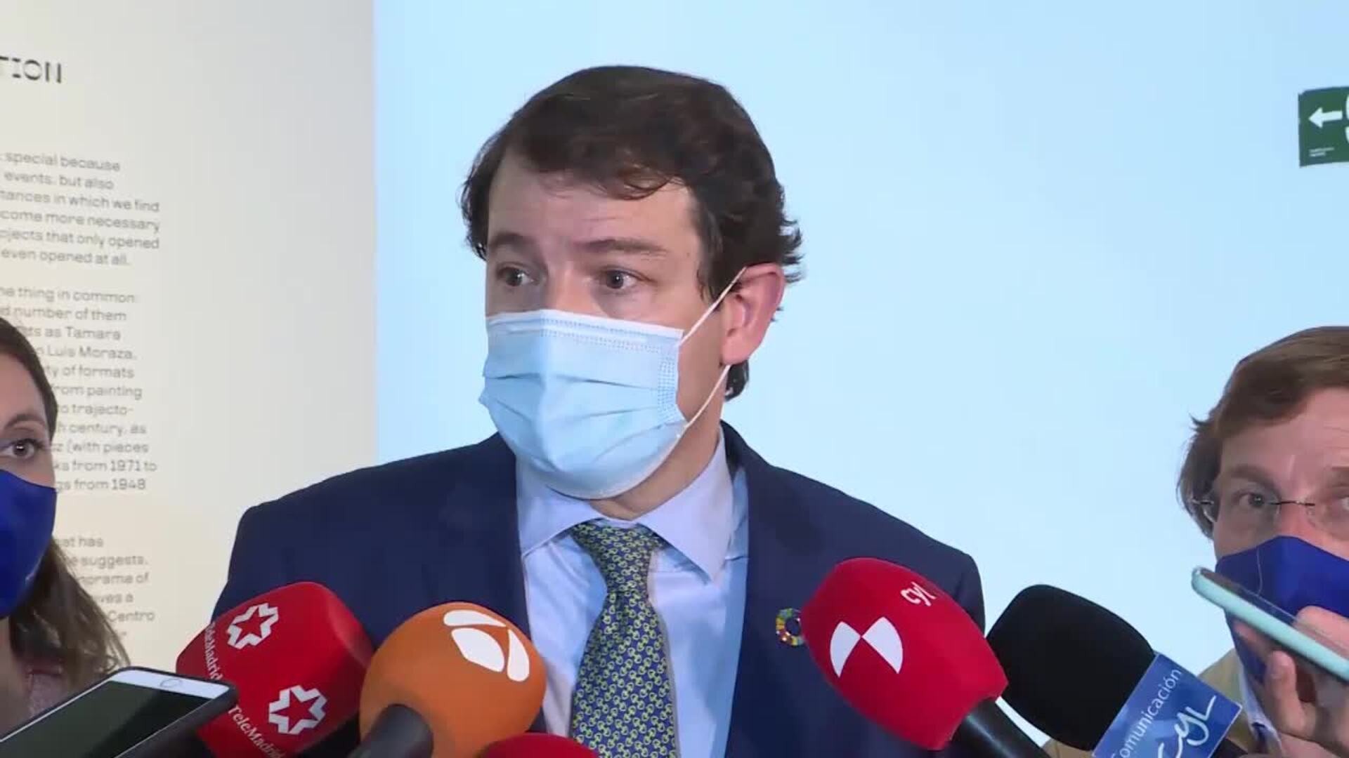 Mañueco ve &quot;bochornoso&quot; que Sánchez se &quot;teletransporte a realidad futura de 2050&quot;