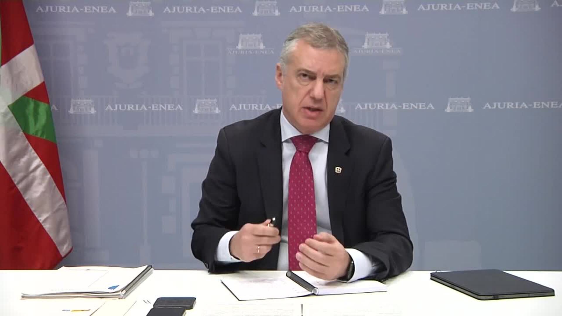 Urkullu se marca como objetivo la &quot;apertura transfronteriza&quot; para el 15 de junio