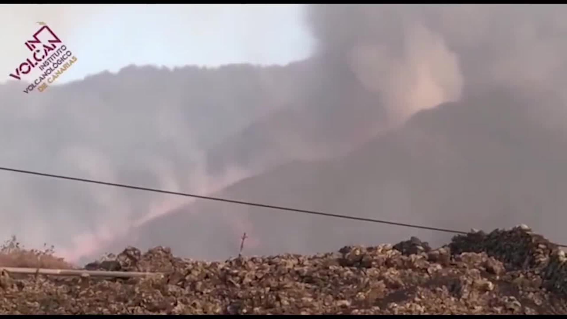 El volcán de La Palma cumple tres semanas de erupción con la ampliación de coladas