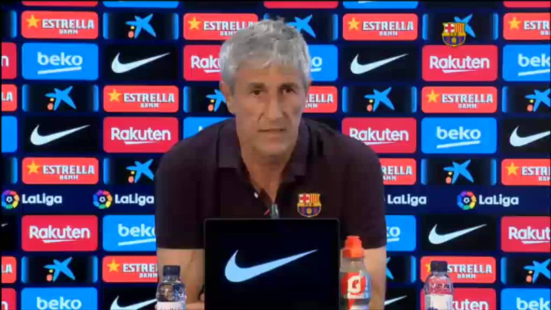 Setién cuenta con Messi y Suárez ante el Mallorca