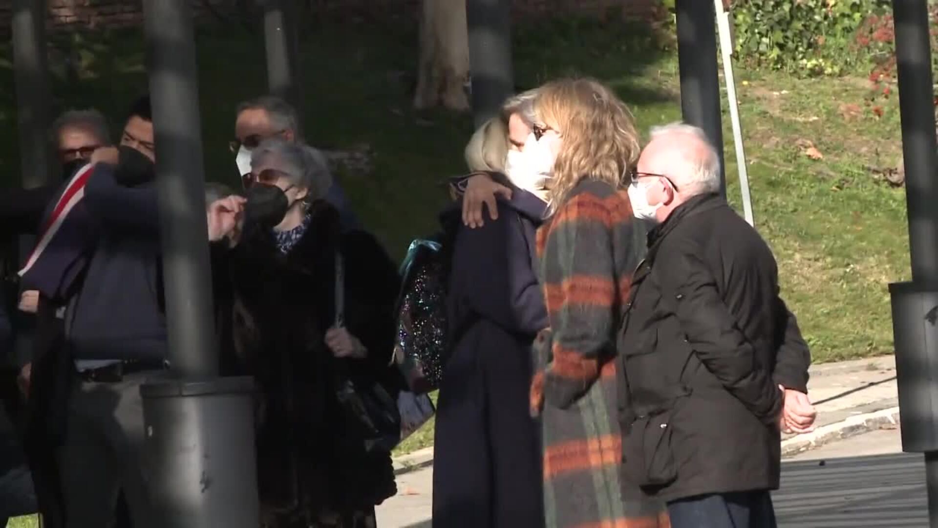 Geraldine Larrosa, muy emocionada, despide a Carlos Marín