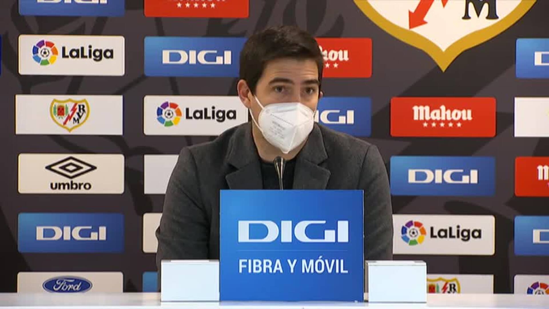 Iraola: &quot;Queríamos los tres puntos y lo intentamos hasta el final&quot;