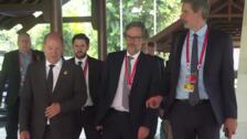 La trampa de Moncloa con la foto difundida de Sánchez con los líderes mundiales en el G20