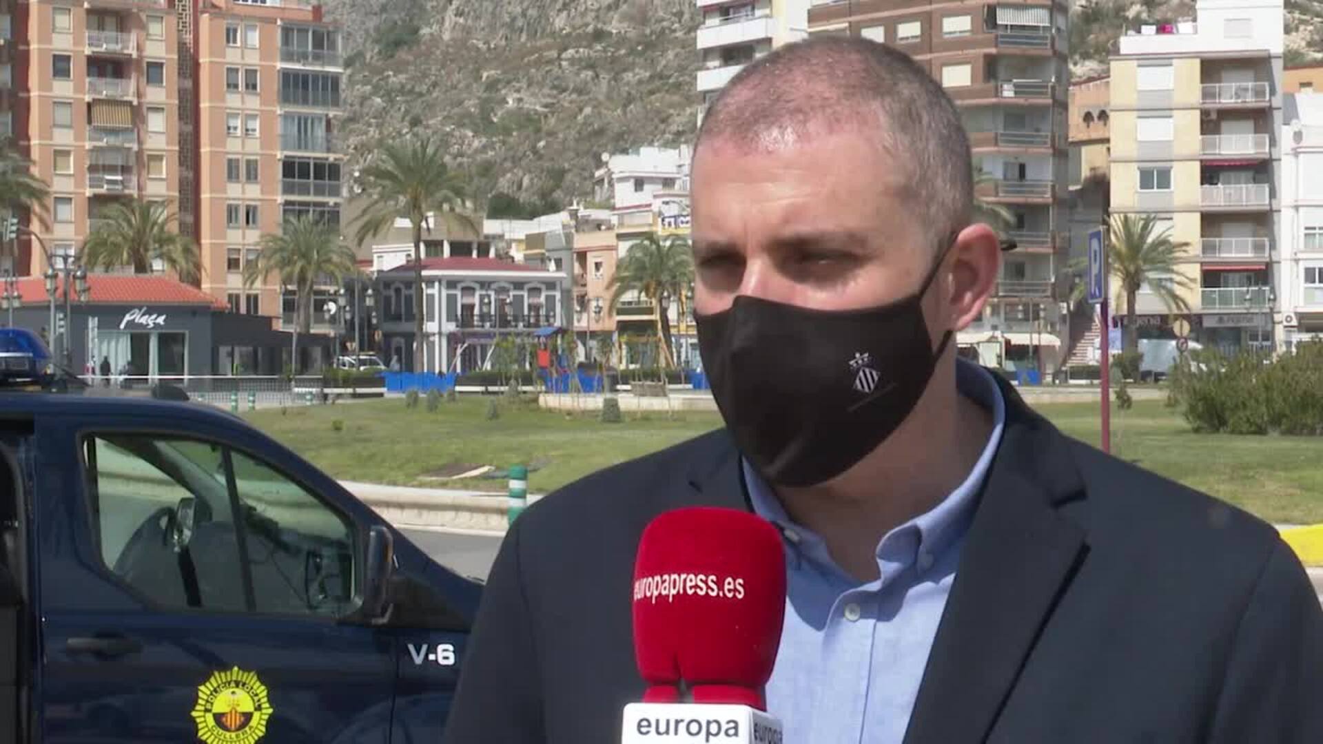 Controles en Cullera para mantener el cierre perimetral en Semana Santa