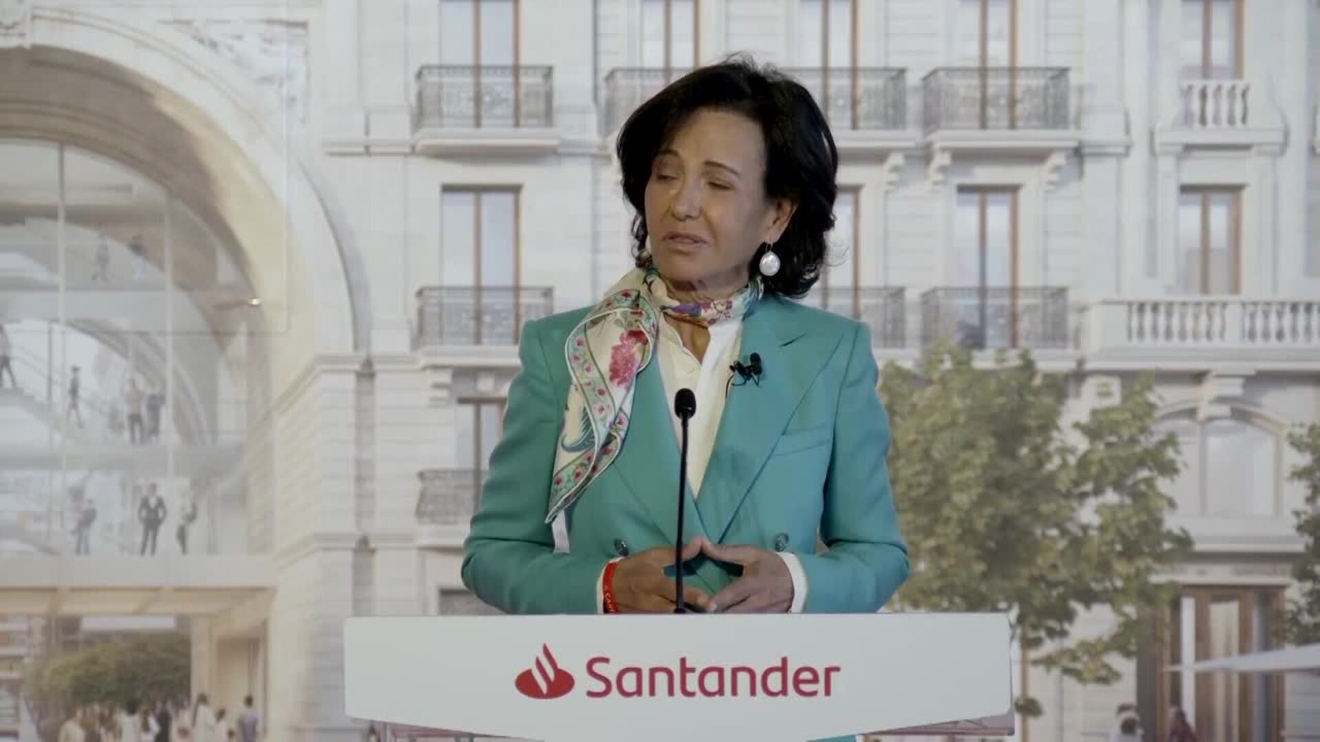 Ana Botín inaugura las obras del nuevo Espacio Pereda, su sede histórica de Santander