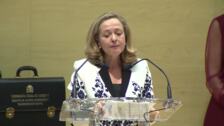 Nadia Calviño garantiza una política económica «progresista y moderada»