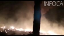 Los medios aéreos vuelven al incendio descontrolado en la Costa del Sol, que afecta ya a 3.600 hectáreas