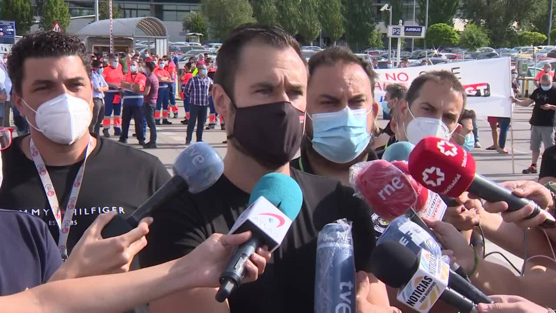 Trabajadores de Airbus demandan la intervención de las administraciones