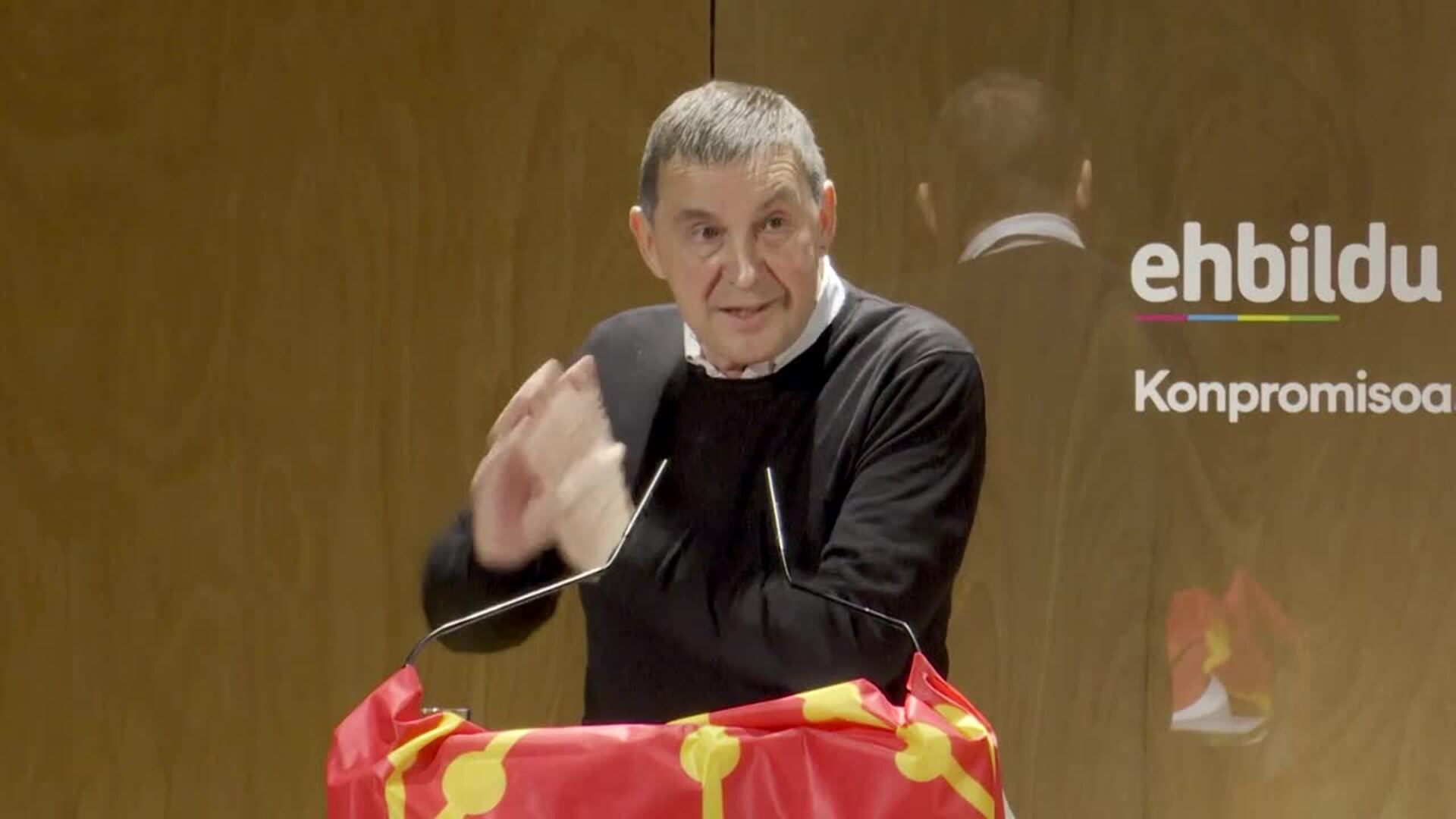 Otegi reclama &quot;recuperar la estatalidad y la soberanía&quot; de Euskadi