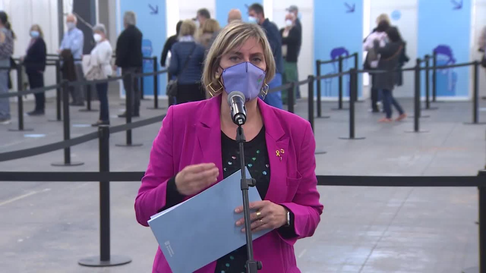 Catalunya vacunará a 6.000 personas este fin de semana en Fira Barcelona