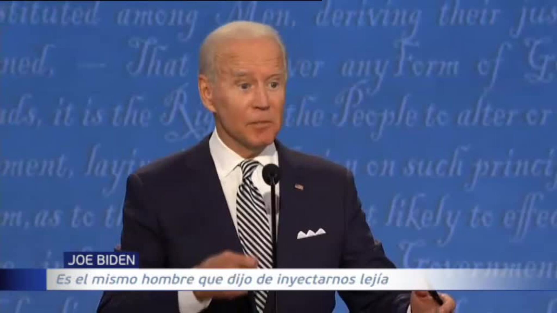 Cara a cara con pocas propuestas y ataques constantes entre Trump y Biden