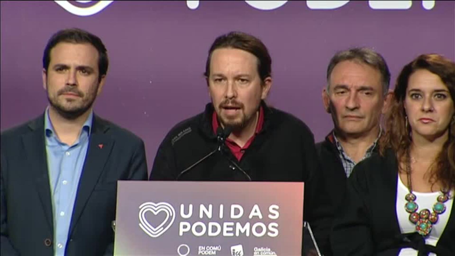 Iglesias: &quot;Se duerme peor con más de 50 diputados de VOX que con ministros de Unidas Podemos&quot;
