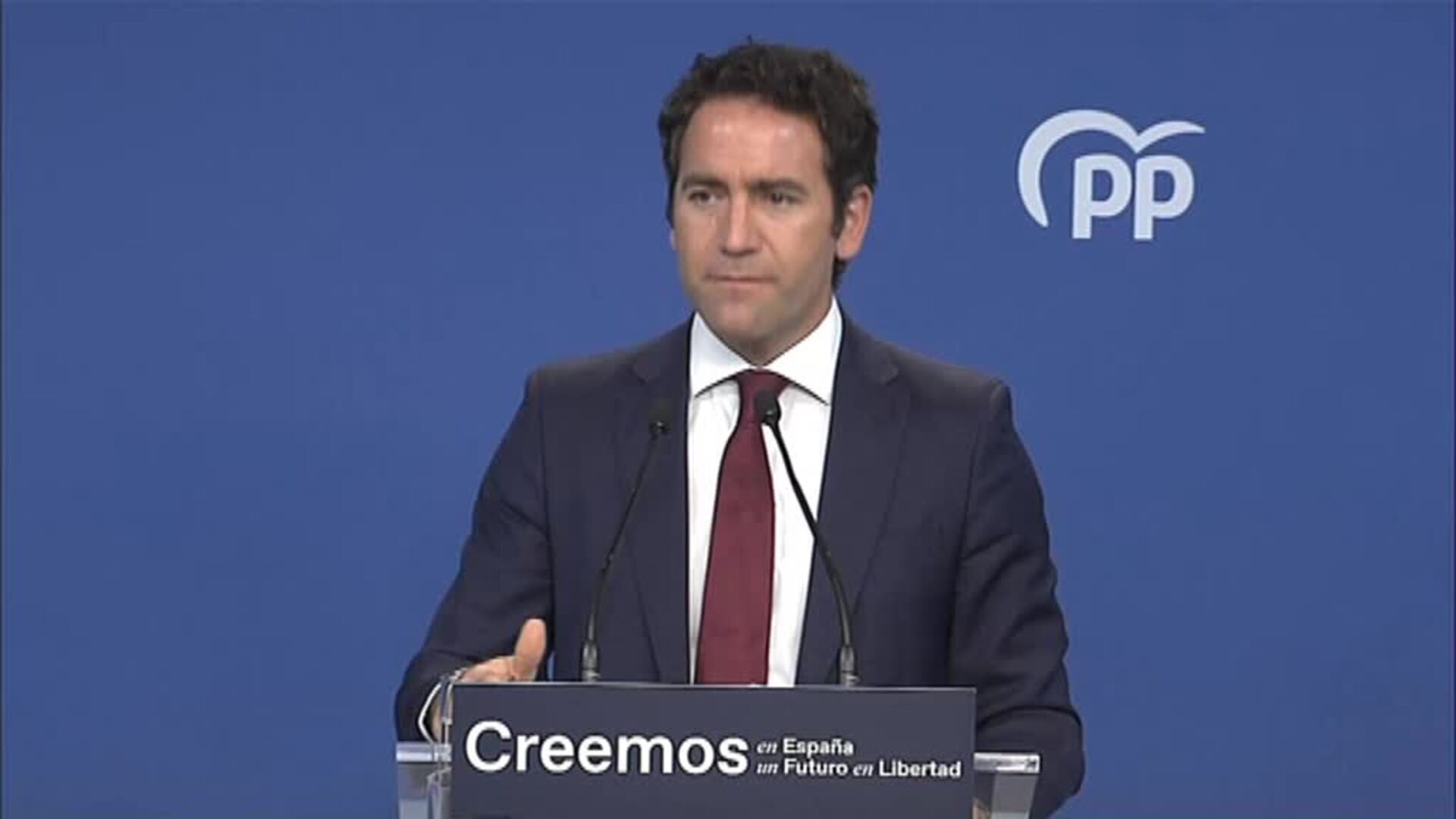 García Egea a Sánchez: &quot;Que pida perdón por decir que el ministerio de Defensa sobra&quot;