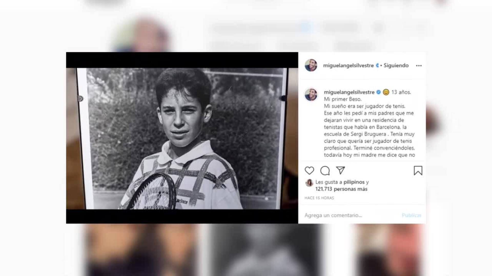 Miguel Ángel Silvestre abre su álbum de los recuerdos