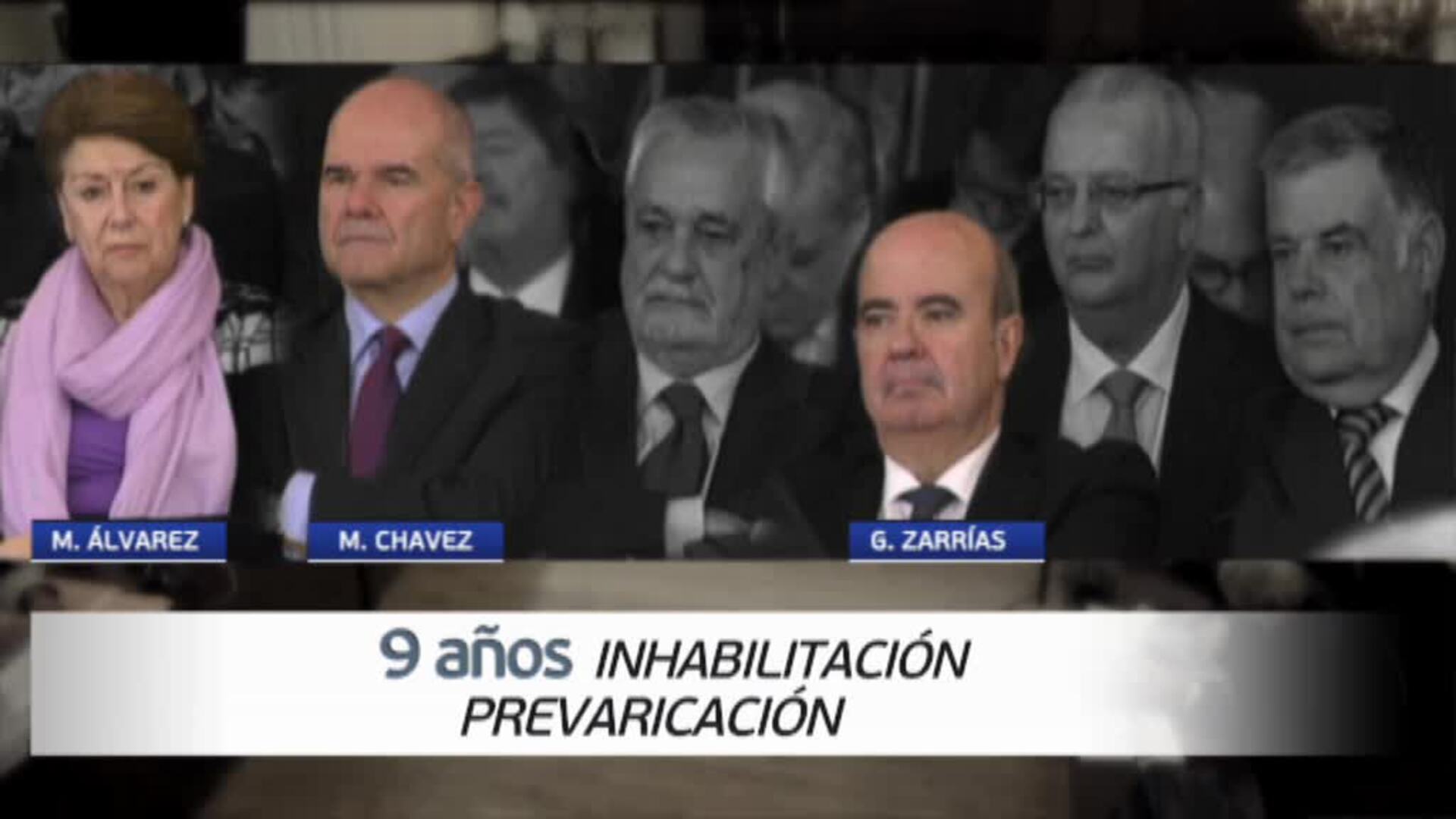 Sentencia condenatoria de los ERE: 6 años de cárcel para Griñán y 9 de inhabilitación para Chaves