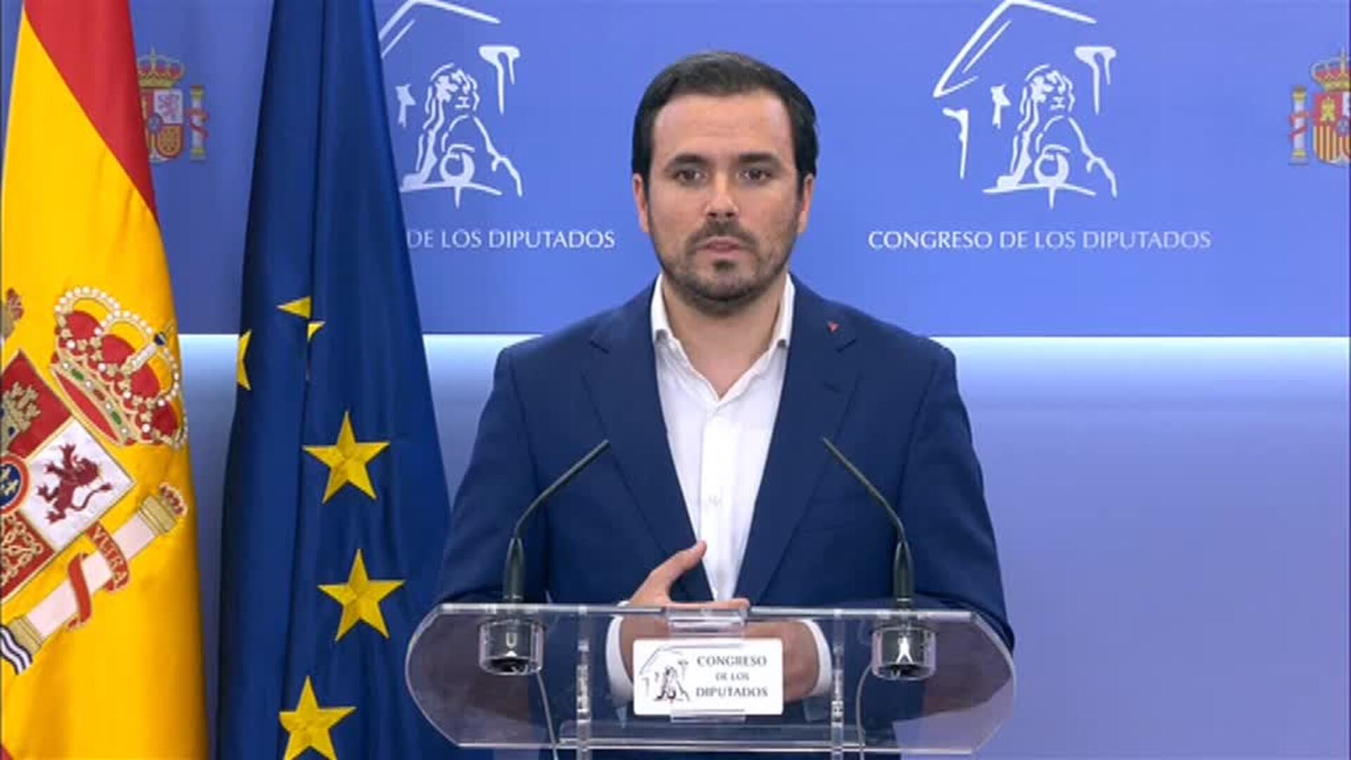 Garzón advierte al PSOE de la &quot;aventura&quot; de repetir elecciones porque &quot;nadie sabe lo que puede pasar dentro de dos meses&quot;