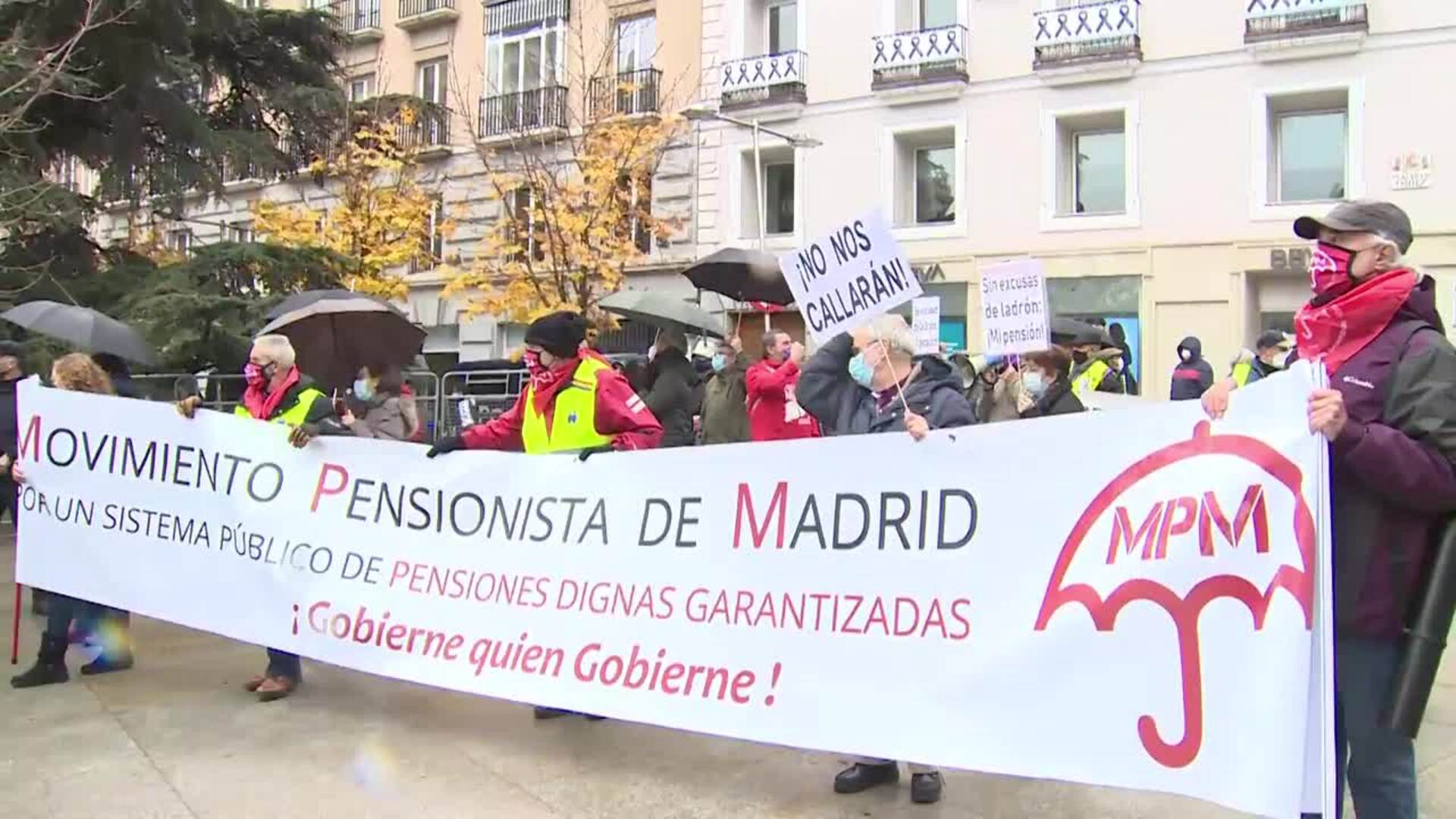 Pensionistas salen a la calle para rechazar el Pacto de Toledo