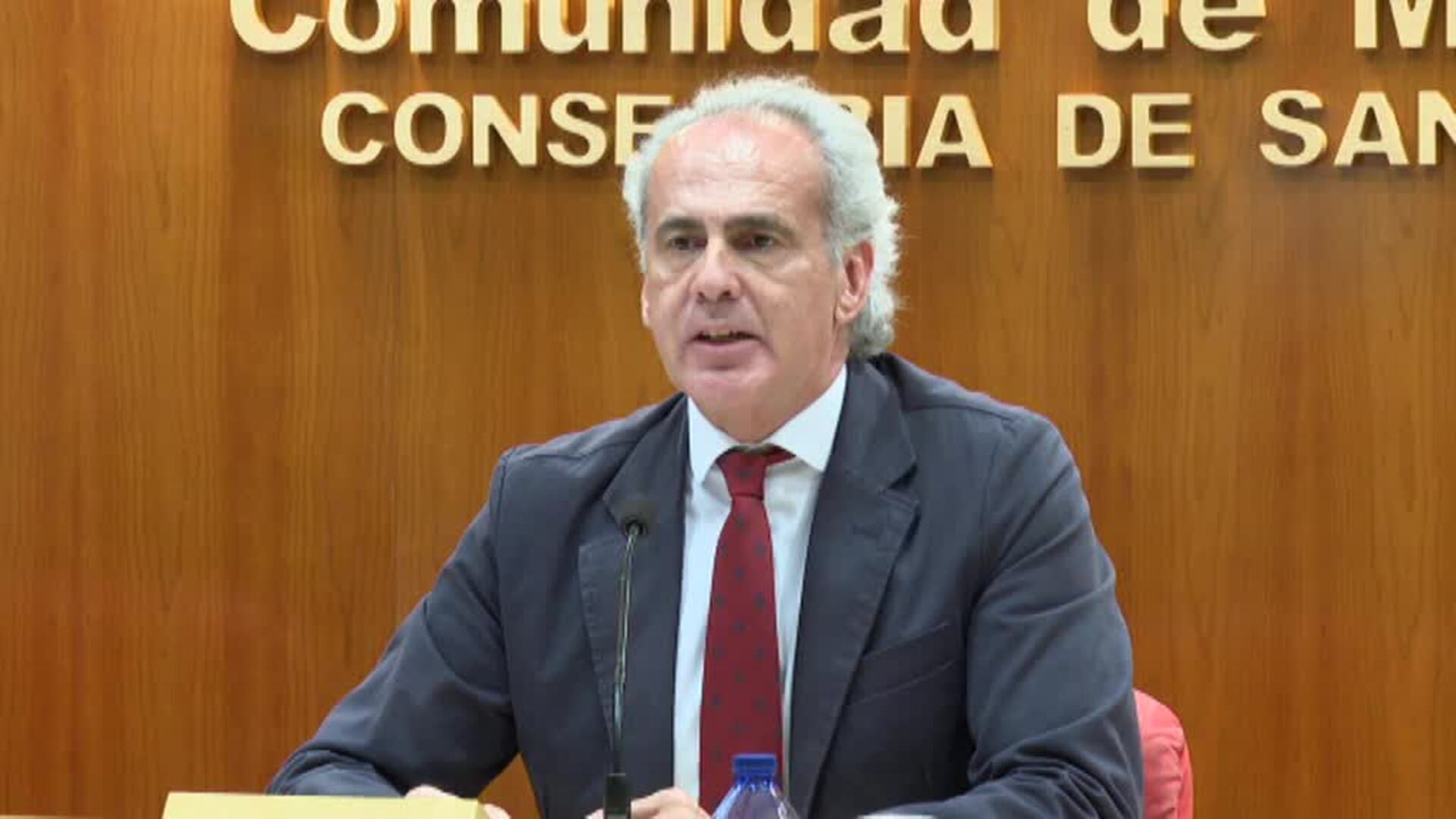 El caso de la mujer infectada por la viruela del mono no preocupa al consejero de Sanidad madrileño porque &quot;no es un caso aislado&quot;