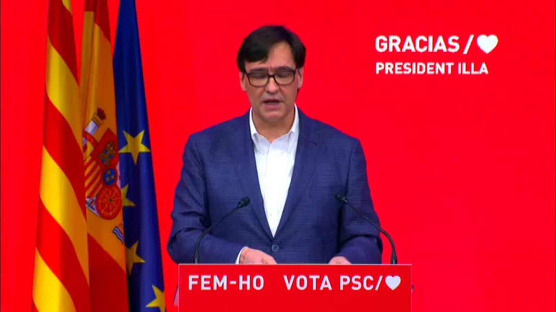 Illa anuncia que se presentará a la investidura tras ganar las elecciones