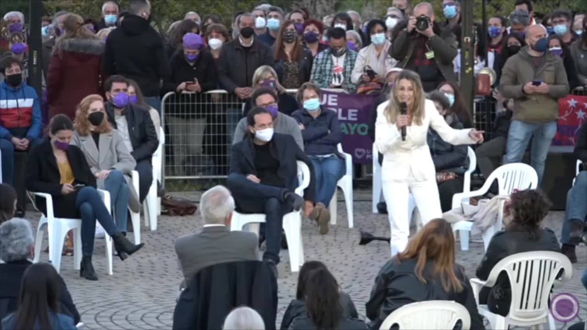 Yolanda Díaz alerta de que está en juego &quot;que gobierne Vox&quot; en Madrid