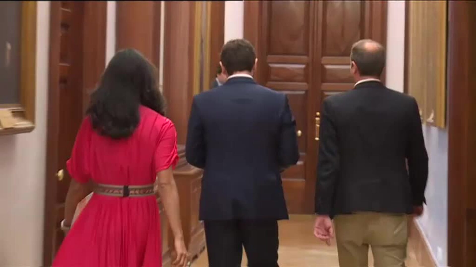 Reunión Casado- Rivera en el Congreso por una investidura condicionada