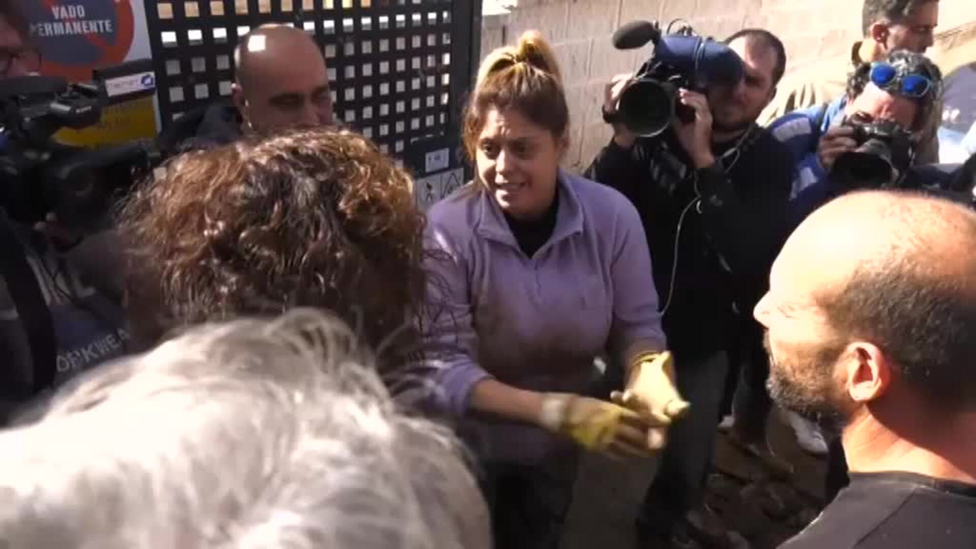 Málaga indignada con los políticos por la falta de ayudas tras el paso de Gloria