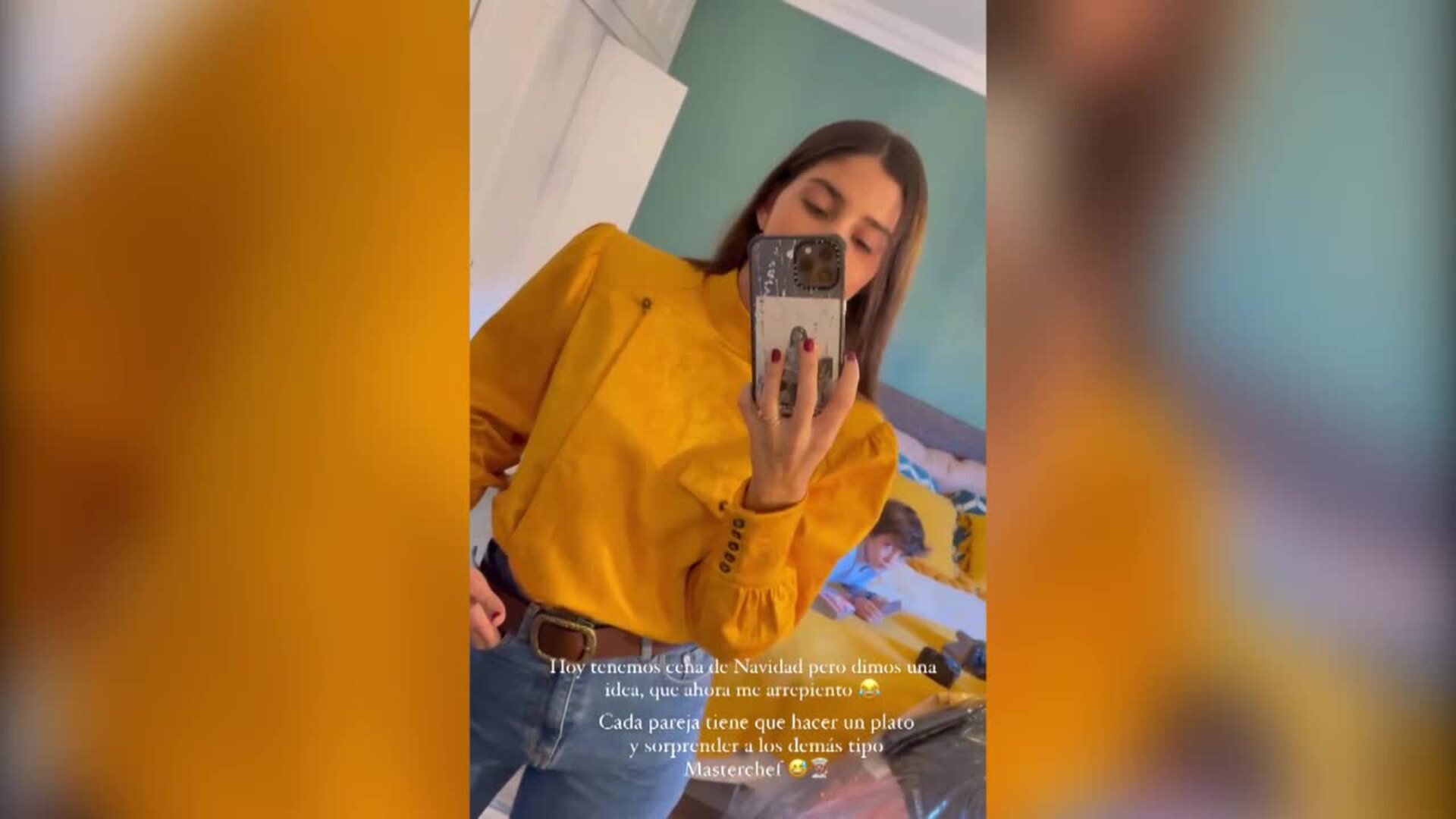 María G. de Jaime se divierte con su hija antes de una cena muy especial