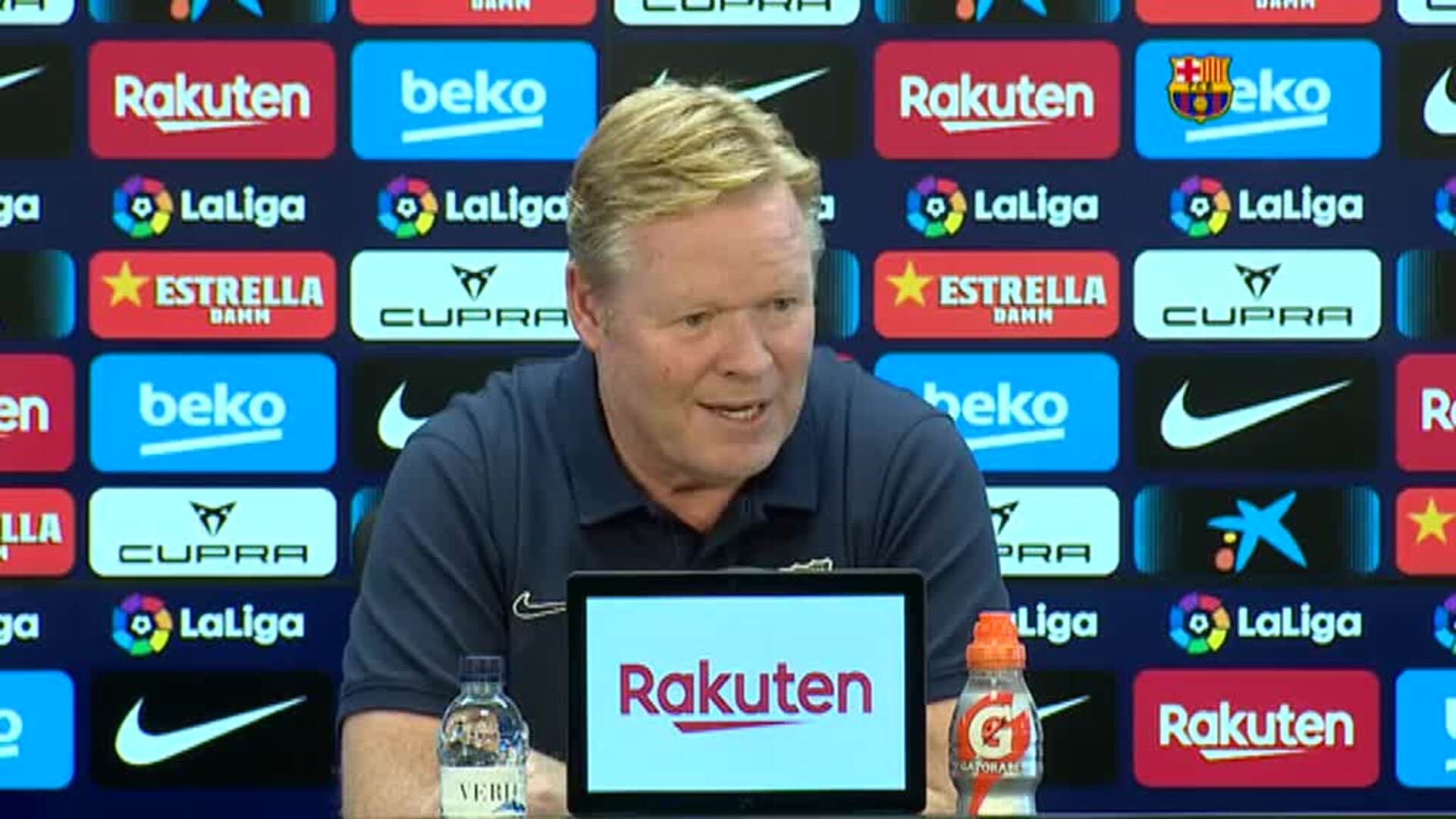 Koeman sabe que el Barça le busca sustituto: &quot;Sé los rumores que hay&quot;