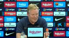 Koeman, resignado: «Hay rumores, nombres... Pero no voy a perder energía en eso»